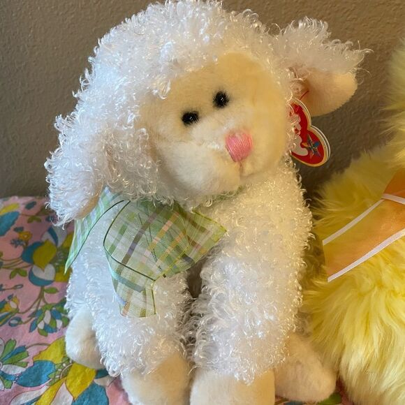 TY Classics Floxy Lamb and Cooper Duckling Vintage NWT!! - Picture 3 of 12